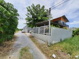 ขายด่วน ที่ดิน+โกดัง(โรงงาน)  387 ตารางวา พร้อมใช้งาน  ไทรน้อย จ.นนทบุรี