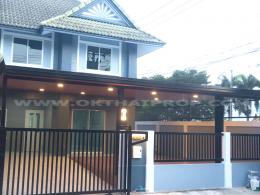 บ้านแฝด ม.พฤกษา26 ซ.แก้วอินทร์ บางใหญ่ รีโนเวทใหม่ทั้งหลัง